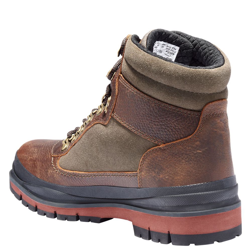 Timberland Mens Snow Boots Field Trekker Waterproof - Brown - India NU3816504